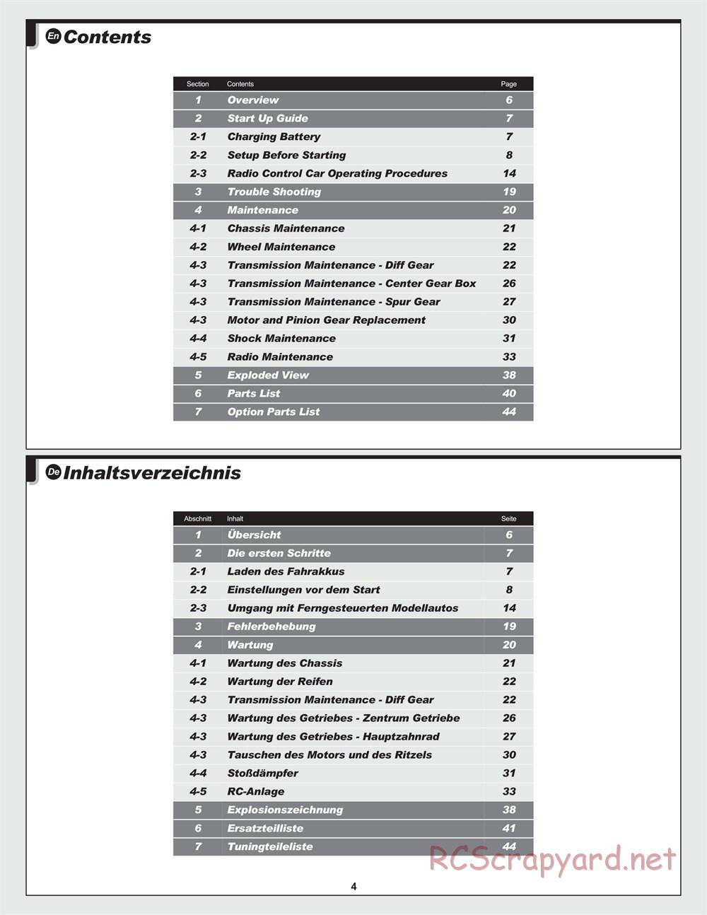 HPI - Venture Crawler - Manual - Page 4