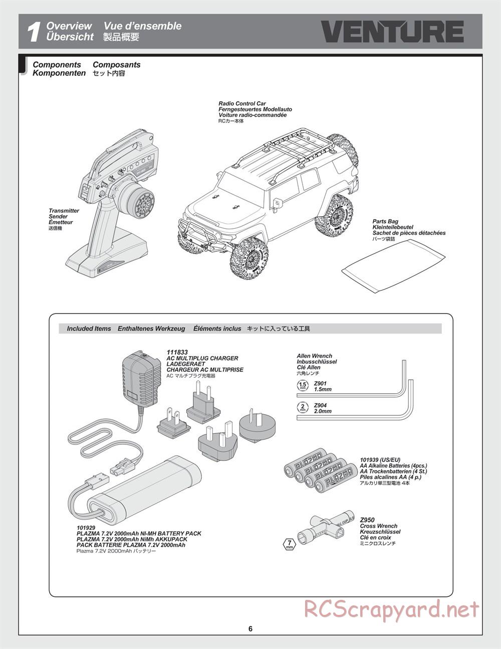 HPI - Venture Crawler - Manual - Page 6