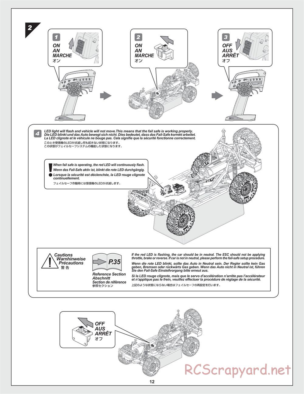 HPI - Venture Crawler - Manual - Page 12