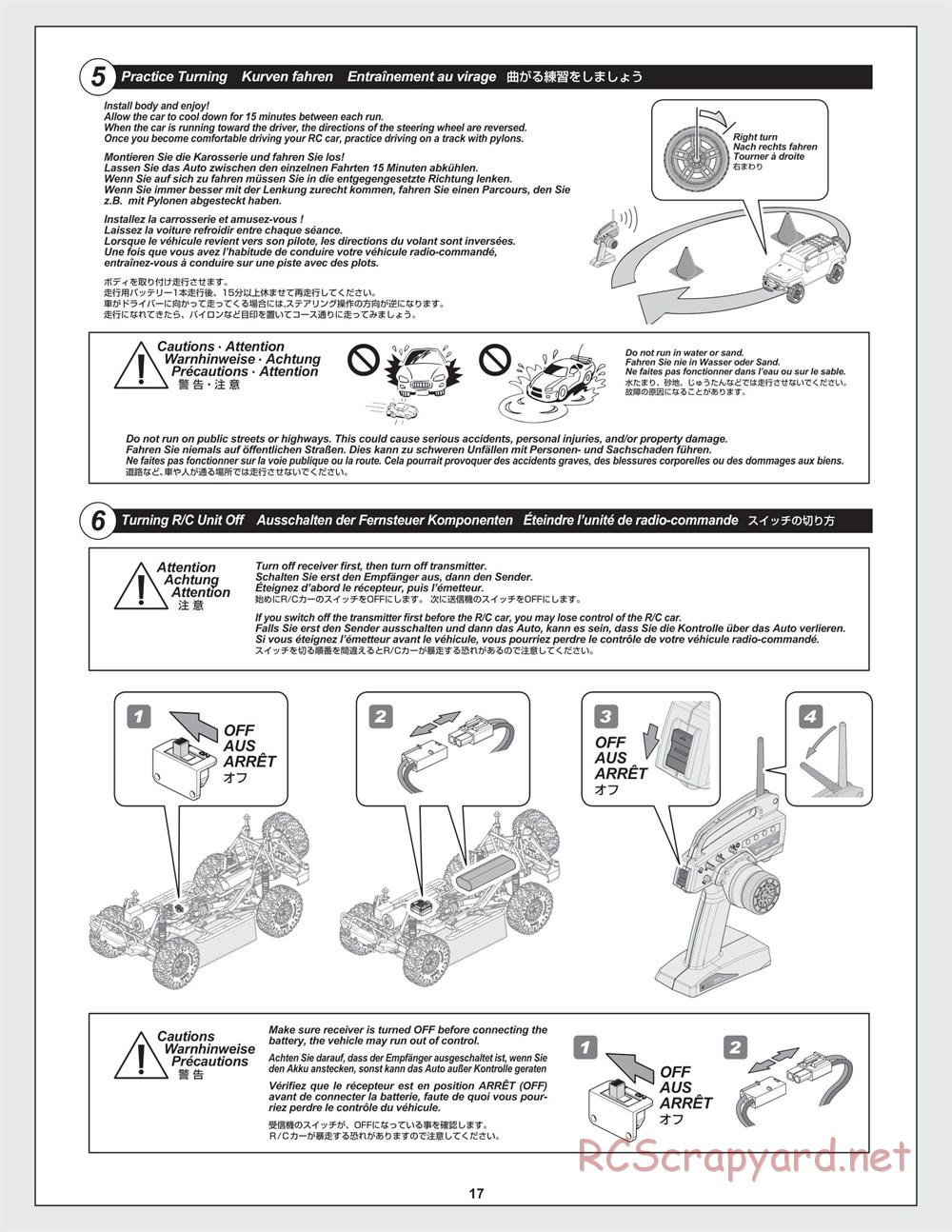 HPI - Venture Crawler - Manual - Page 17