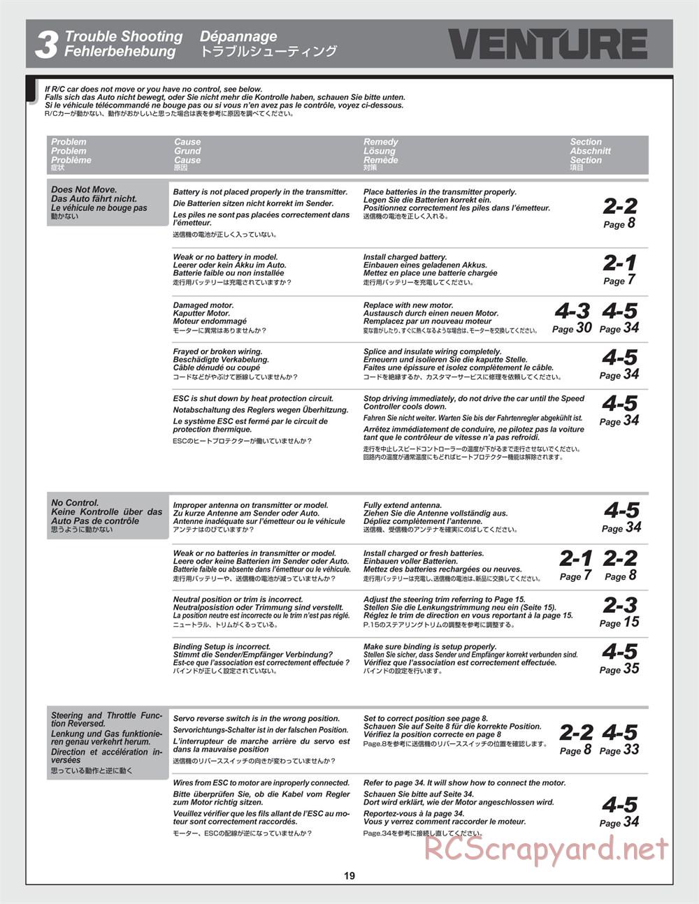 HPI - Venture Crawler - Manual - Page 19