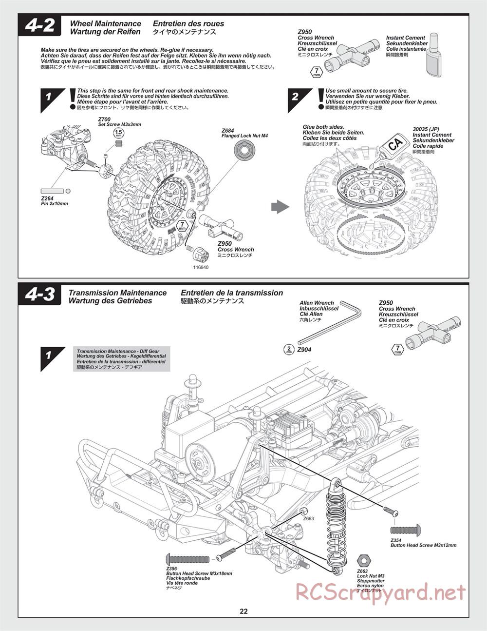 HPI - Venture Crawler - Manual - Page 22