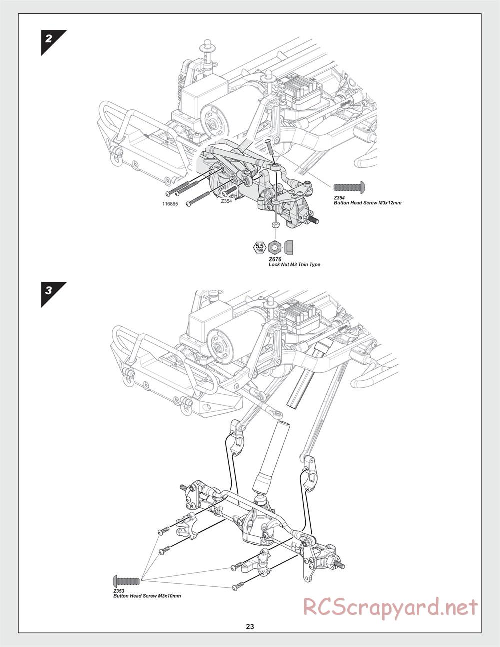 HPI - Venture Crawler - Manual - Page 23