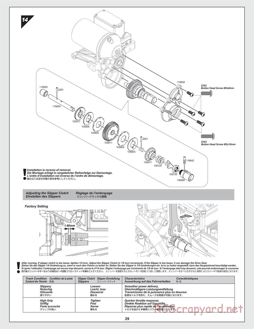 HPI - Venture Crawler - Manual - Page 29