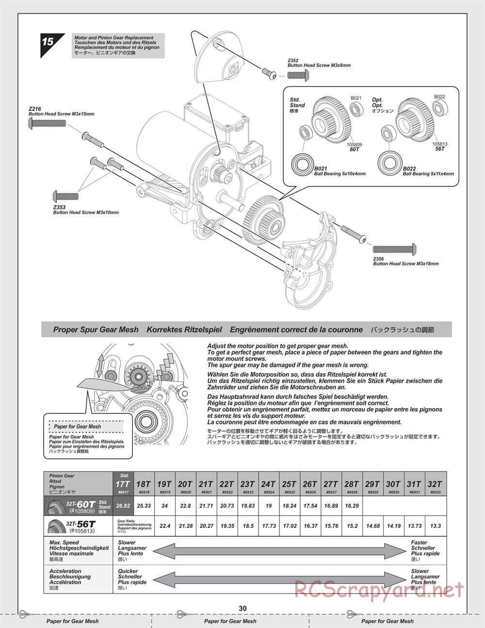 HPI - Venture Crawler - Manual - Page 30