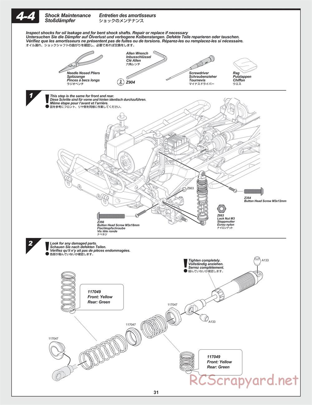 HPI - Venture Crawler - Manual - Page 31