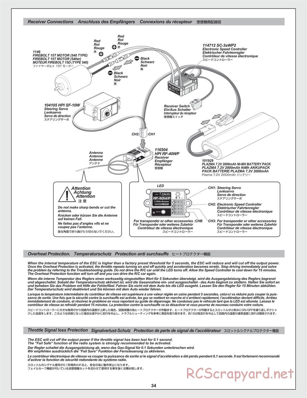 HPI - Venture Crawler - Manual - Page 34