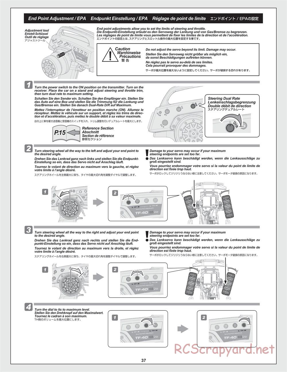 HPI - Venture Crawler - Manual - Page 37
