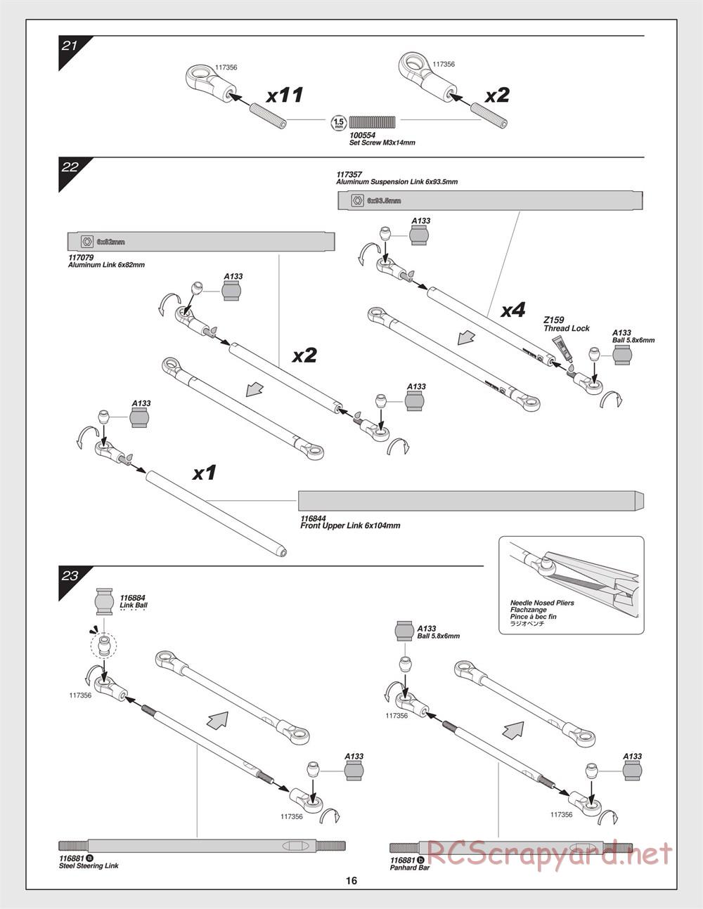 HPI - Venture SBK - Manual - Page 16