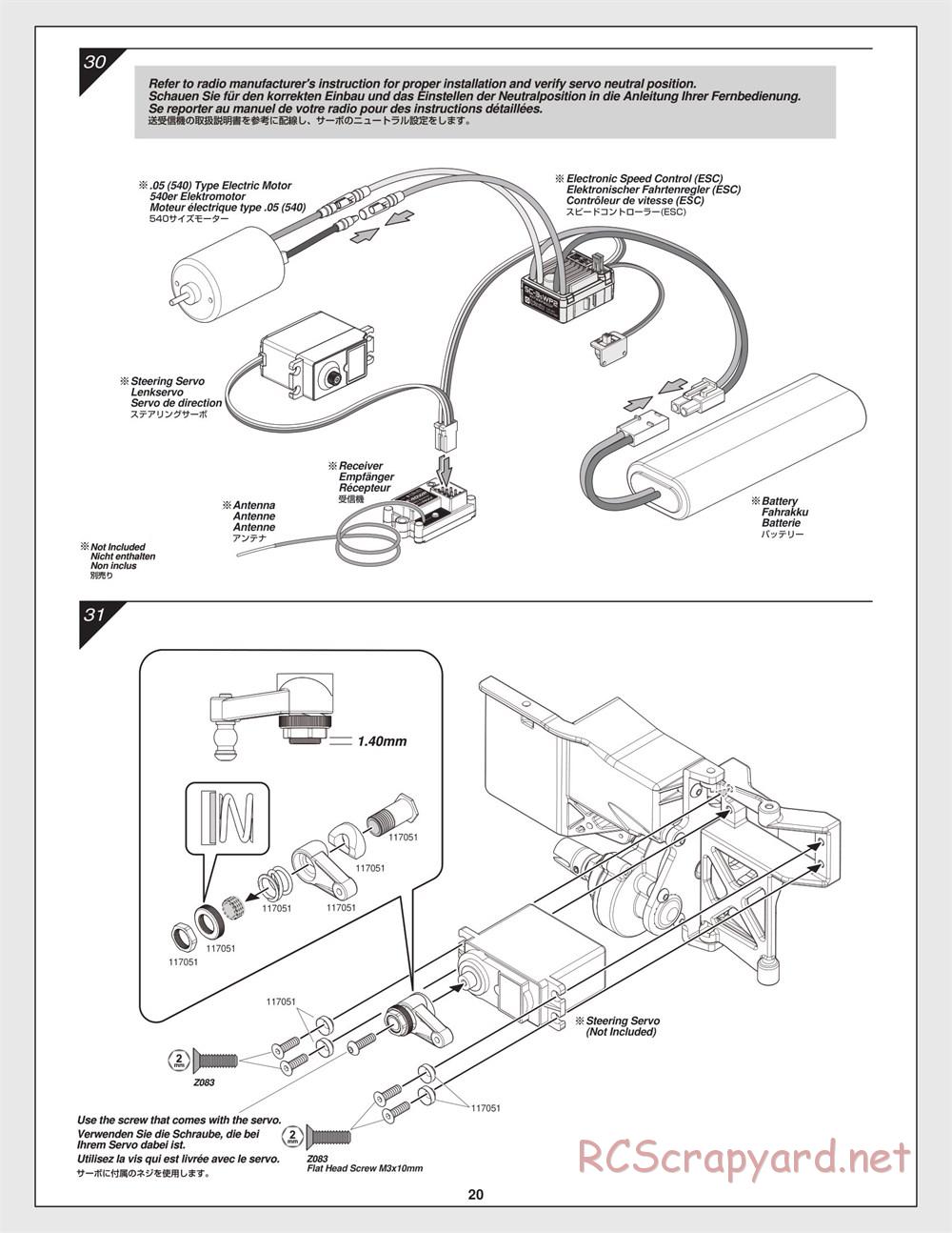 HPI - Venture SBK - Manual - Page 20