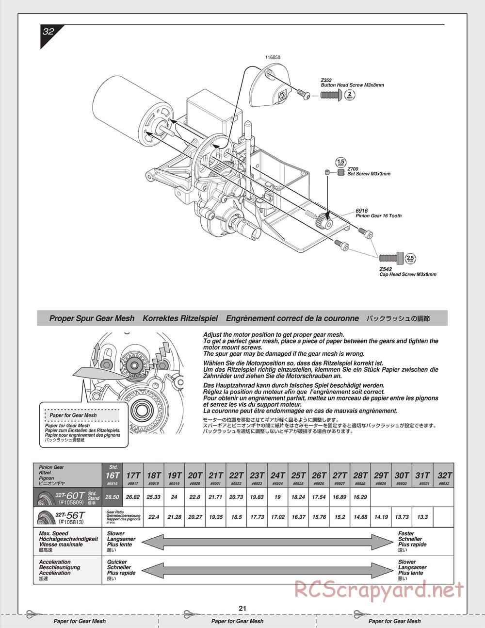 HPI - Venture SBK - Manual - Page 21