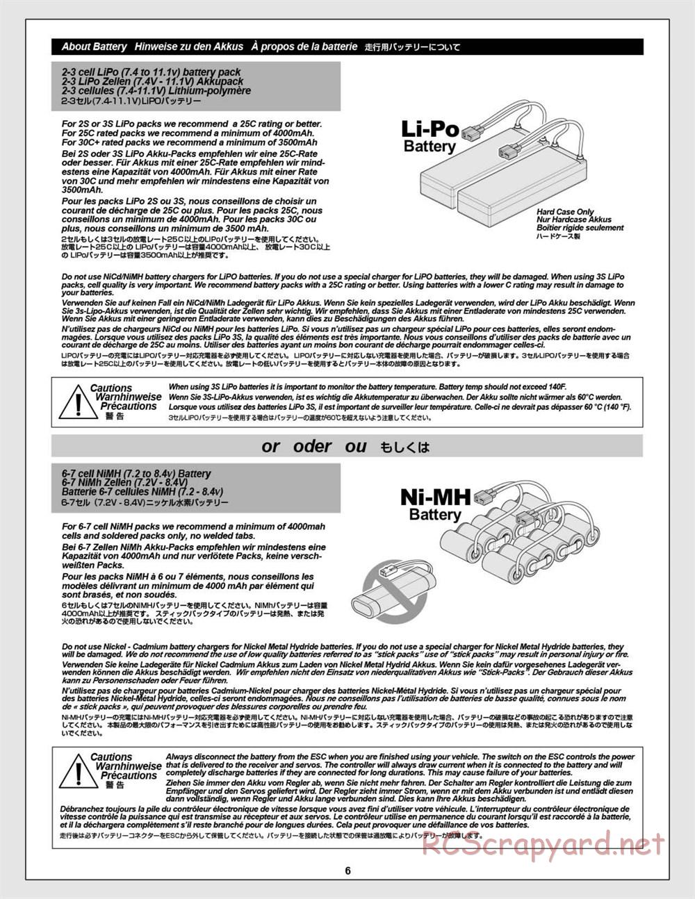 HPI - Vorza Flux HP - Manual - Page 6