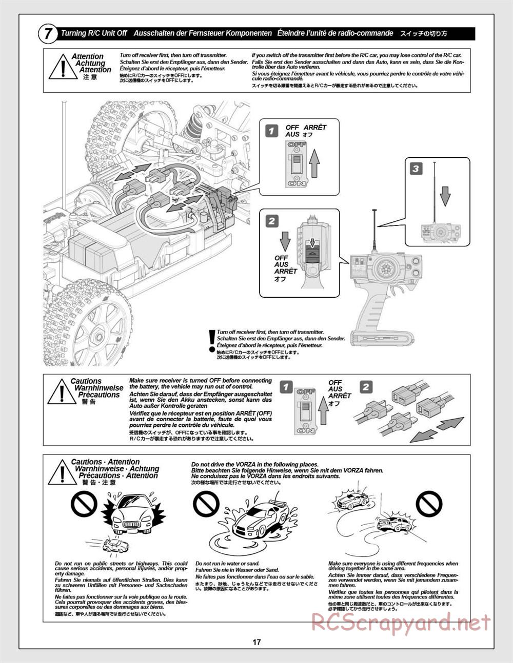 HPI - Vorza Flux HP - Manual - Page 17