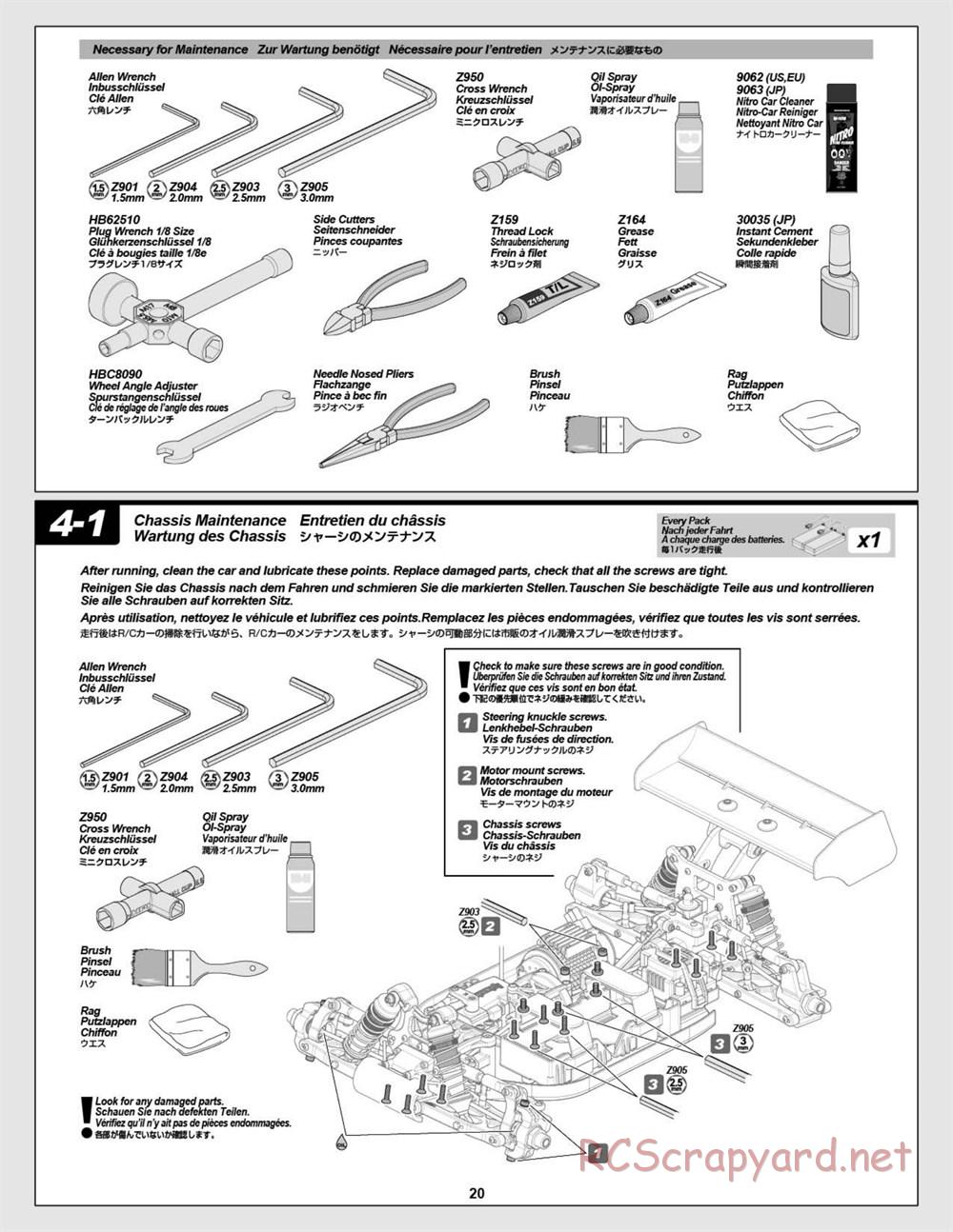 HPI - Vorza Flux HP - Manual - Page 20