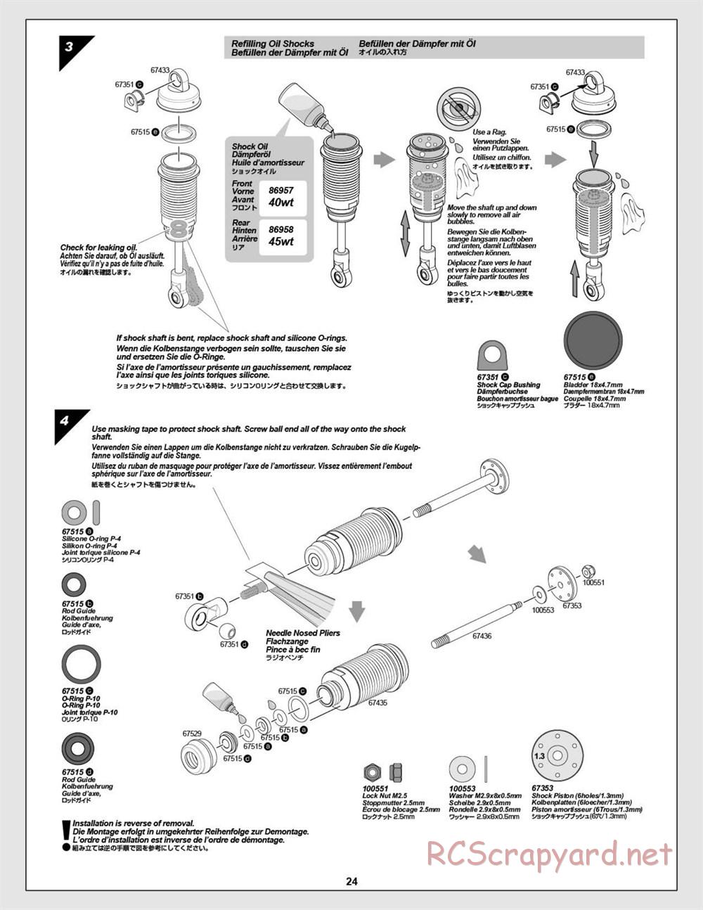 HPI - Vorza Flux HP - Manual - Page 24