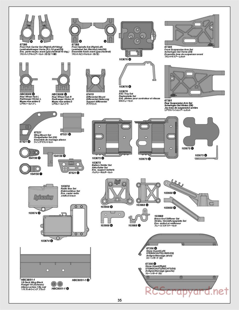 HPI - Vorza Flux HP - Manual - Page 35