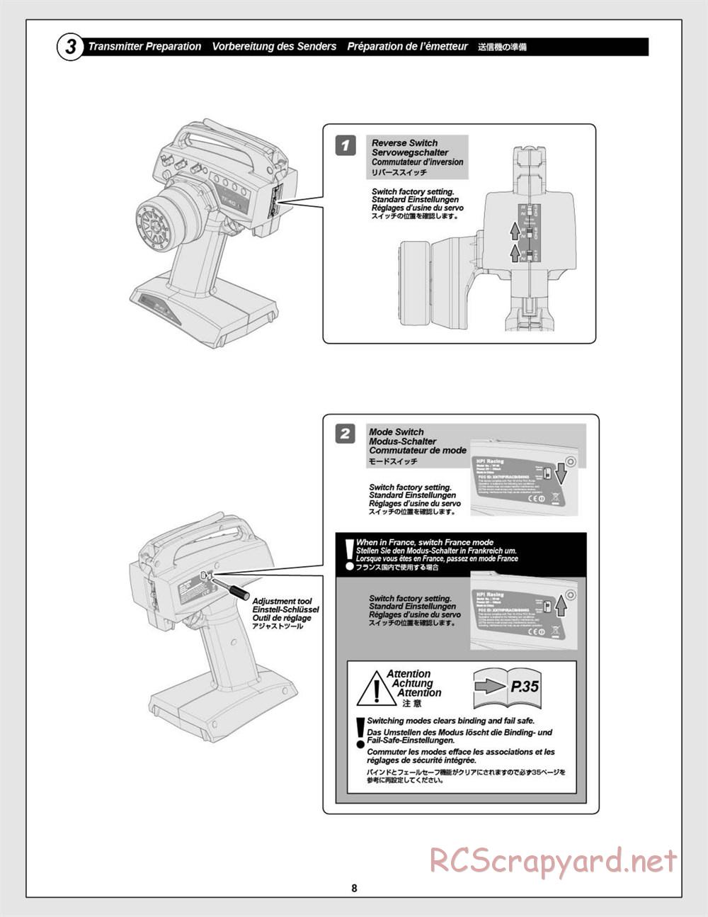 HPI - WR8 3.0 - Manual - Page 8