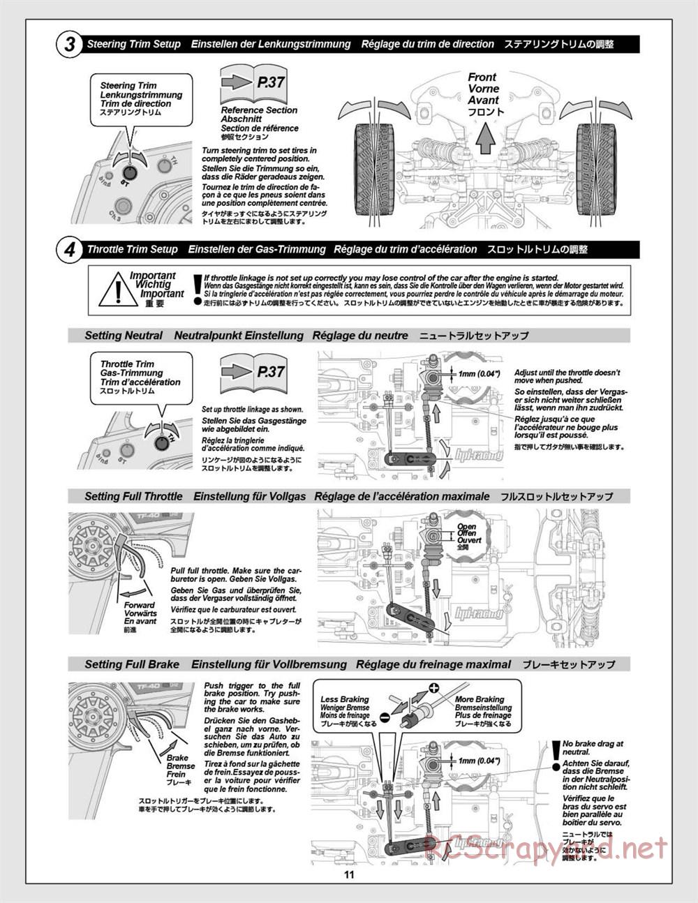 HPI - WR8 3.0 - Manual - Page 11