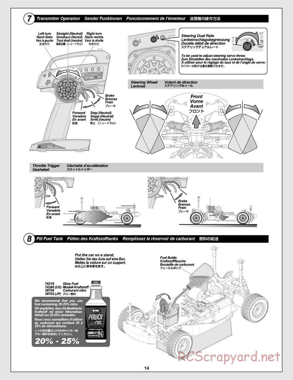 HPI - WR8 3.0 - Manual - Page 14