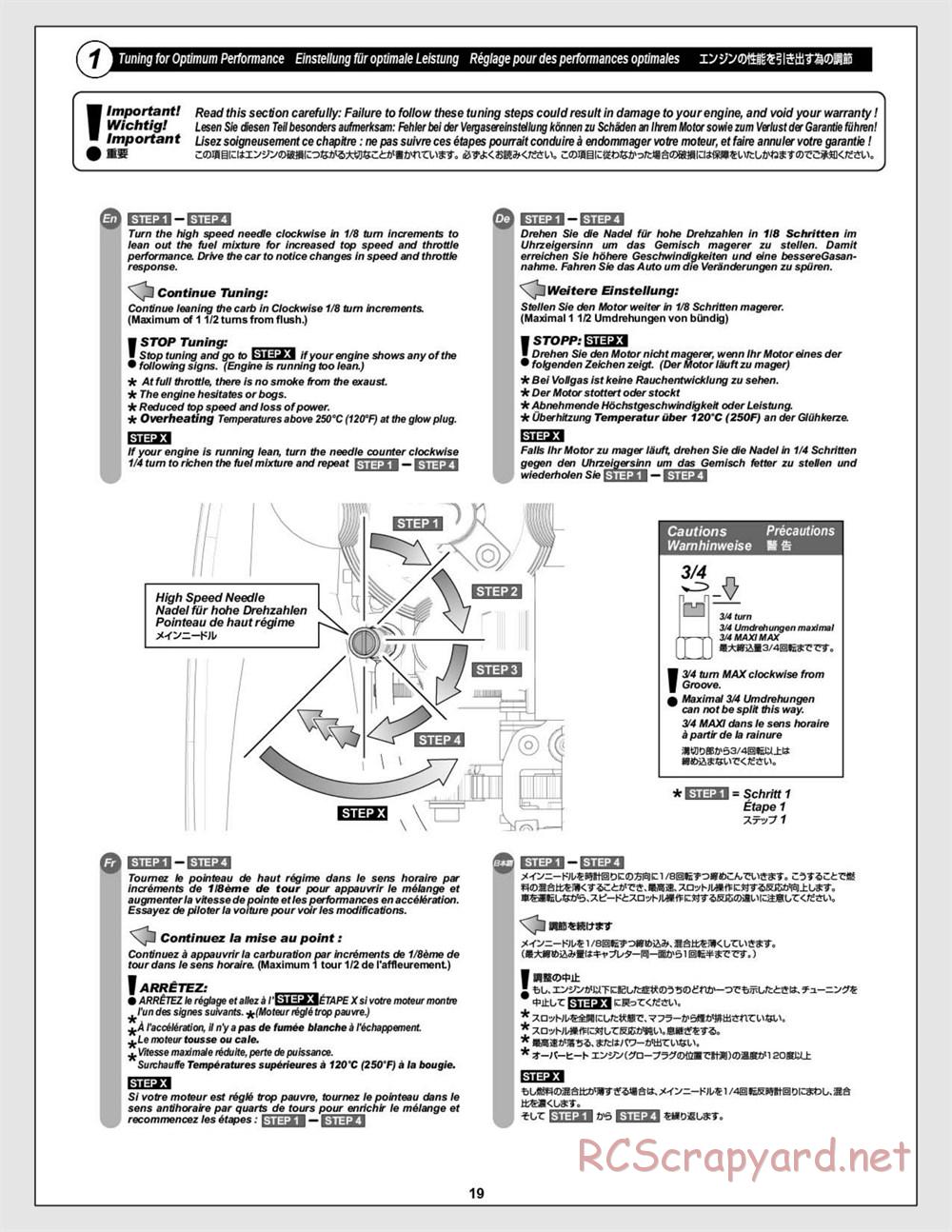 HPI - WR8 3.0 - Manual - Page 19