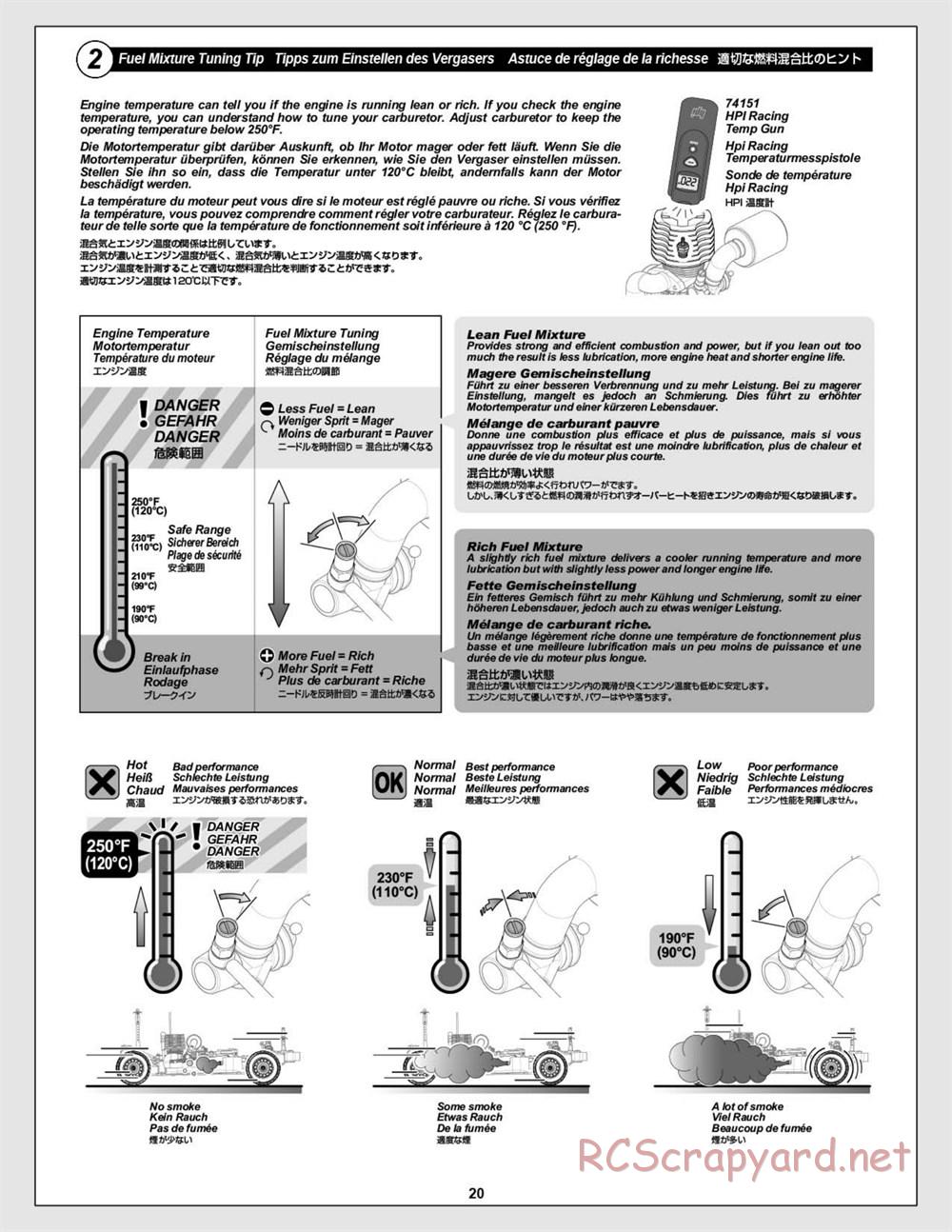 HPI - WR8 3.0 - Manual - Page 20