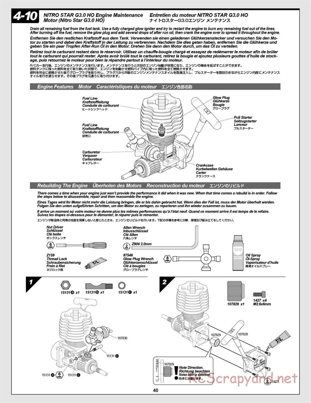 HPI - WR8 3.0 - Manual - Page 40