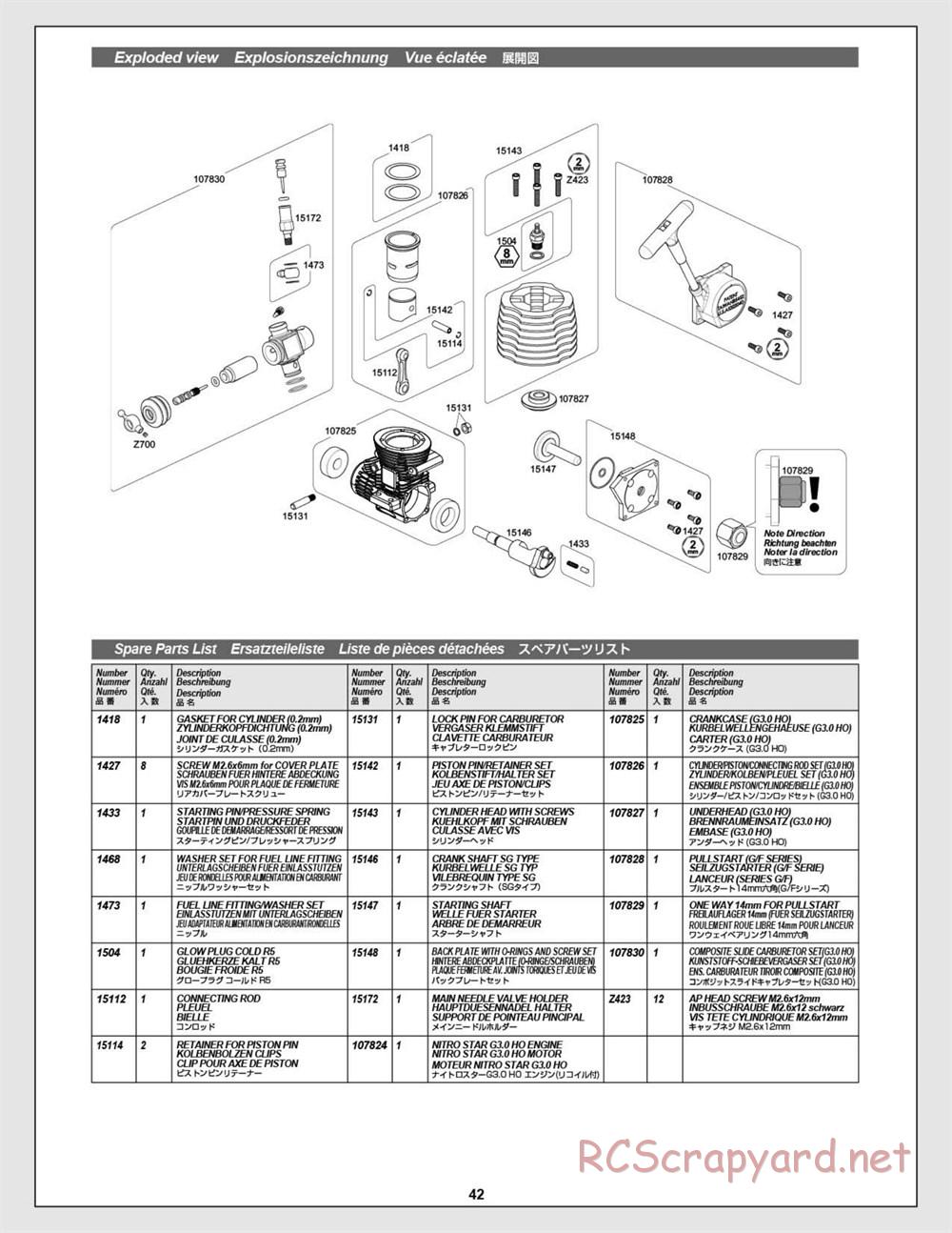 HPI - WR8 3.0 - Manual - Page 42