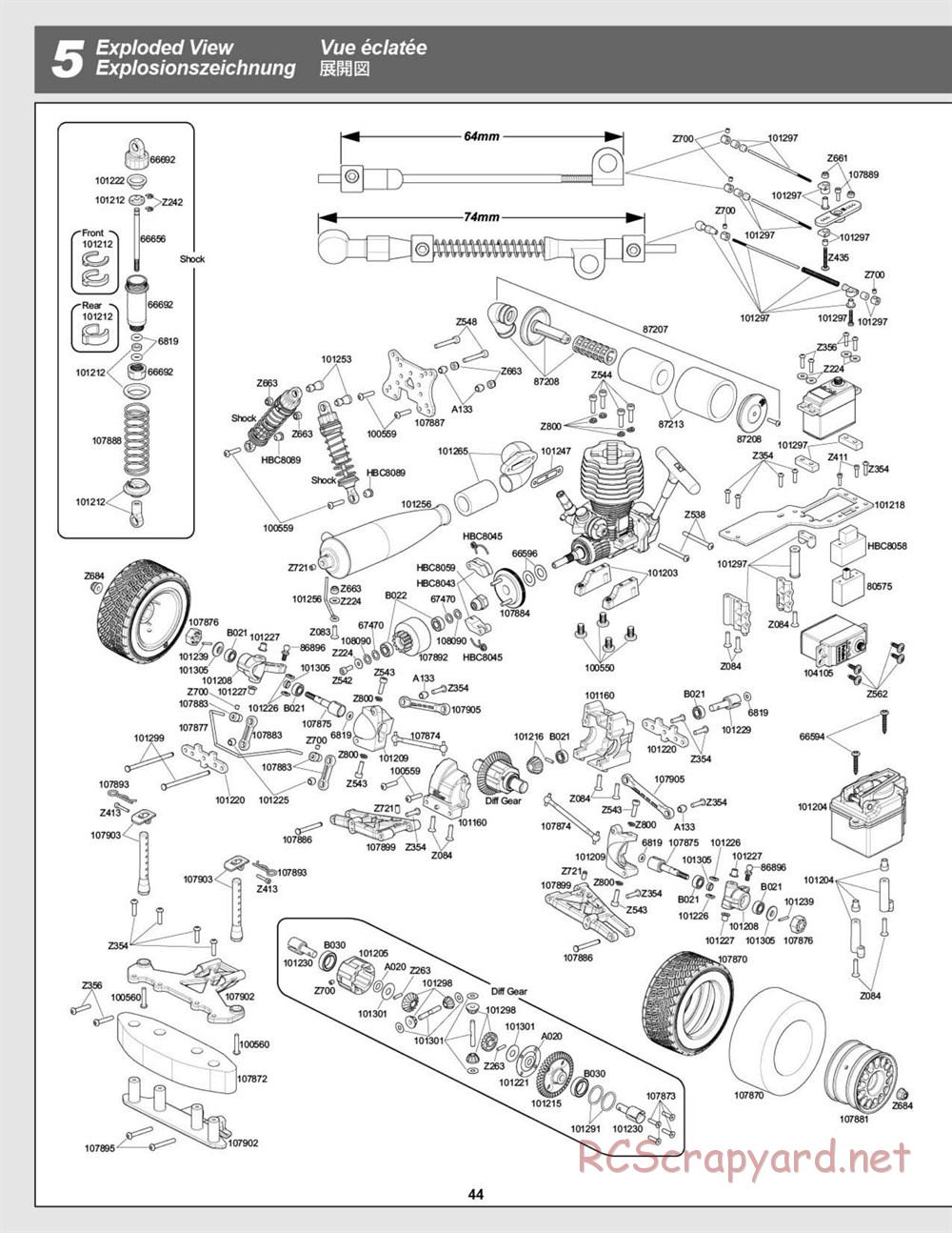 HPI - WR8 3.0 - Manual - Page 44