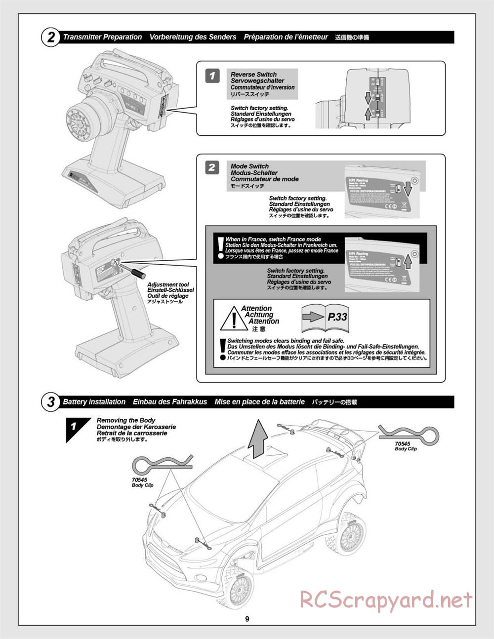 HPI - WR8 Flux - Manual - Page 9