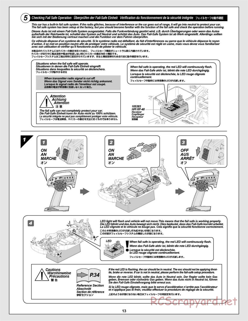 HPI - WR8 Flux - Manual - Page 13