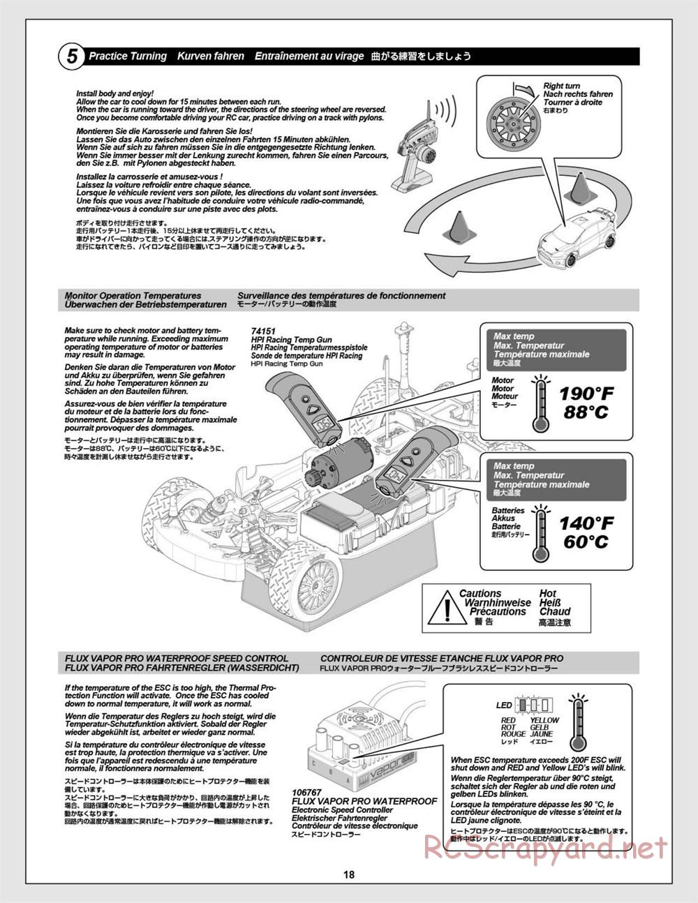 HPI - WR8 Flux - Manual - Page 18