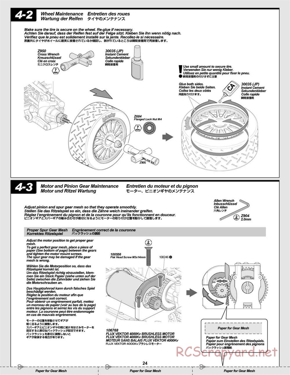 HPI - WR8 Flux - Manual - Page 24