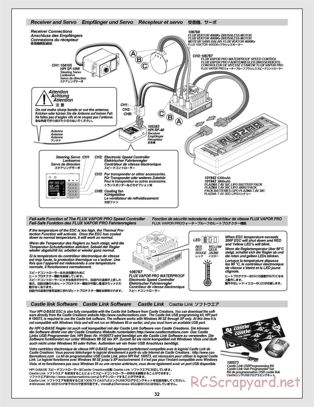 HPI - WR8 Flux - Manual - Page 32
