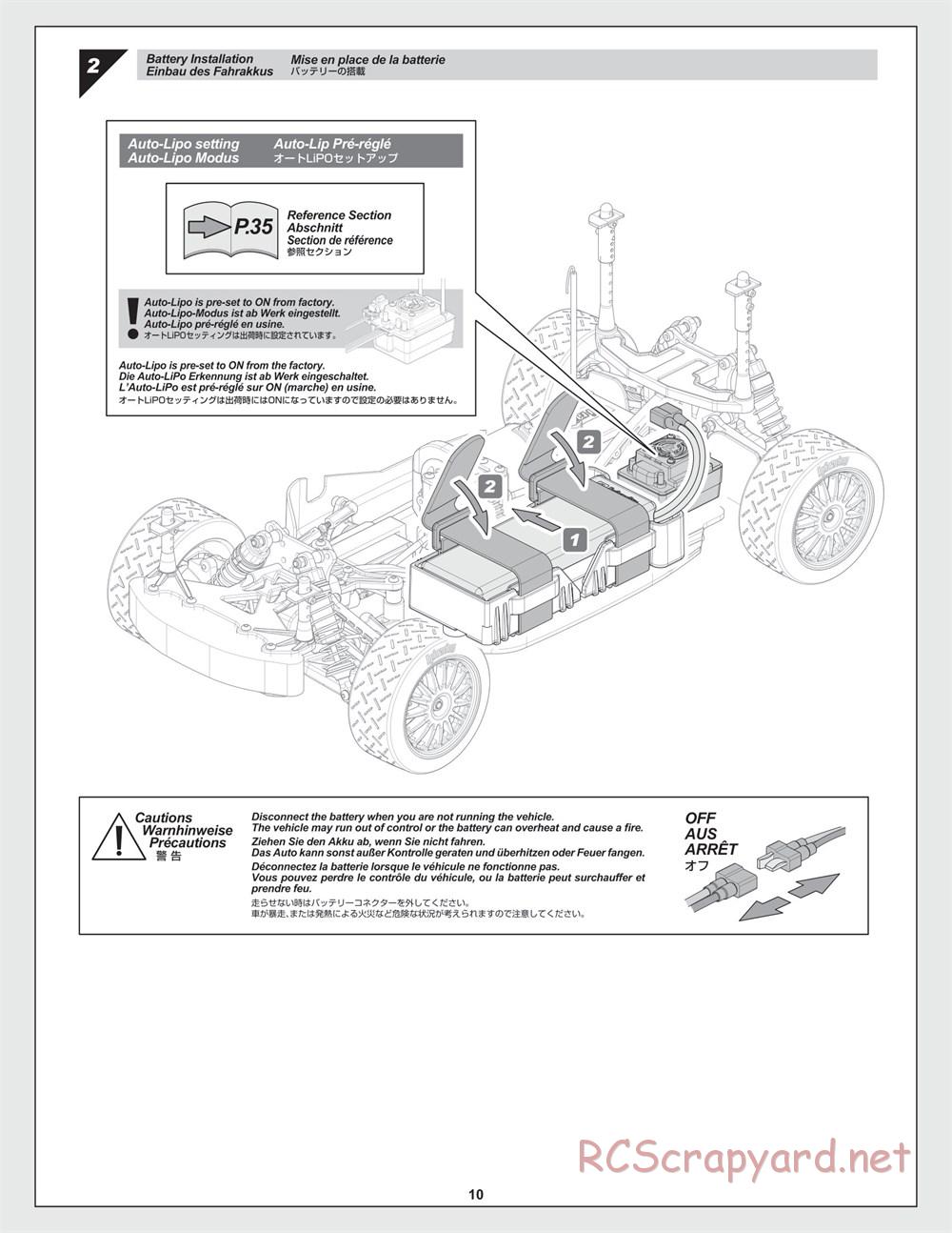 HPI - WR8 Flux Rally - Manual - Page 10