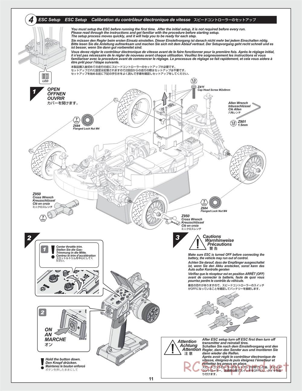 HPI - WR8 Flux Rally - Manual - Page 11