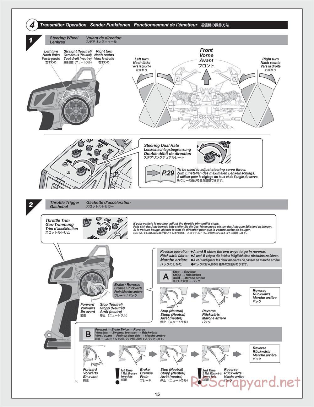 HPI - WR8 Flux Rally - Manual - Page 15