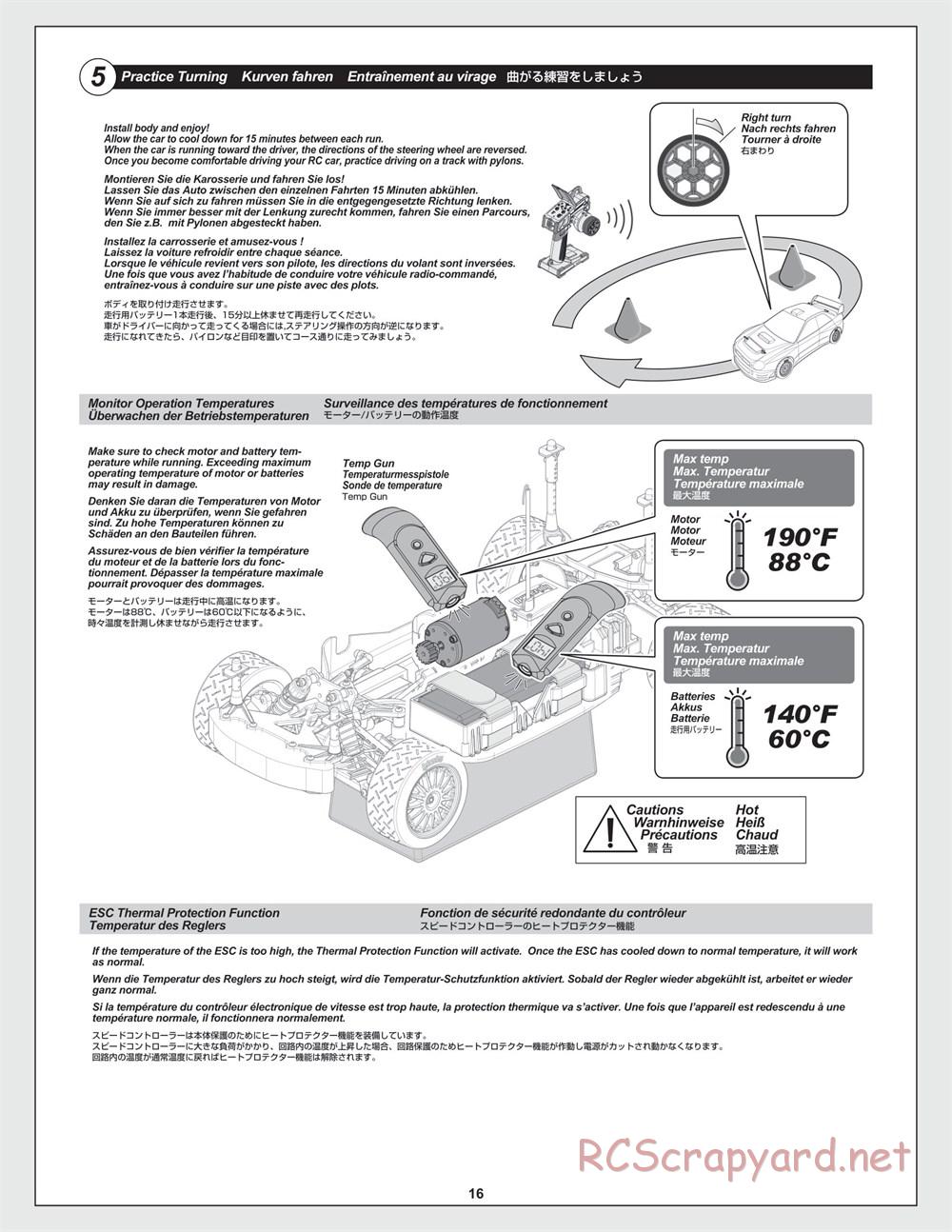 HPI - WR8 Flux Rally - Manual - Page 16