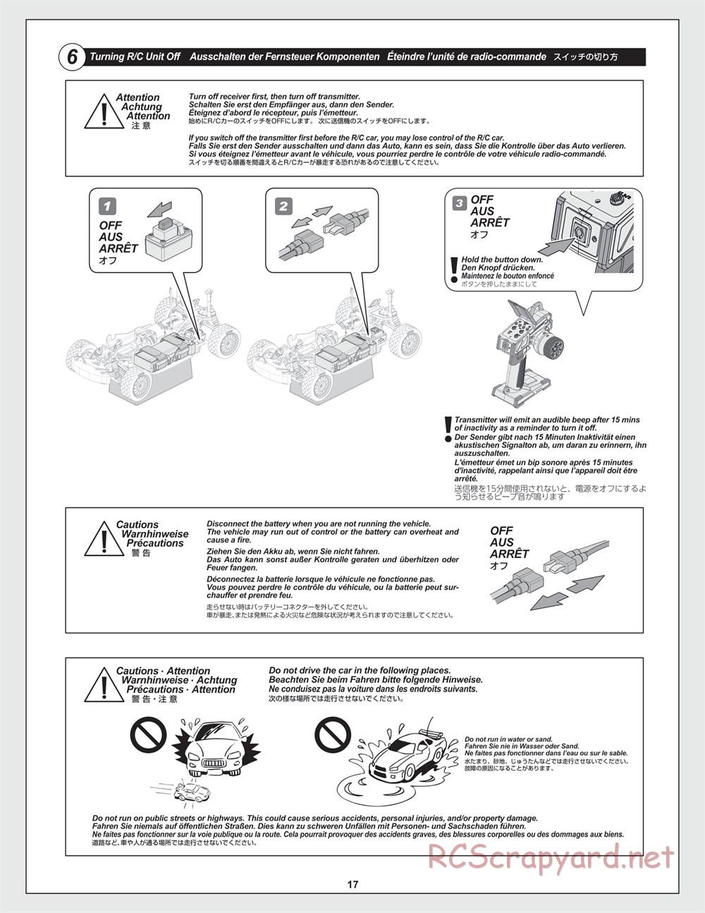 HPI - WR8 Flux Rally - Manual - Page 17