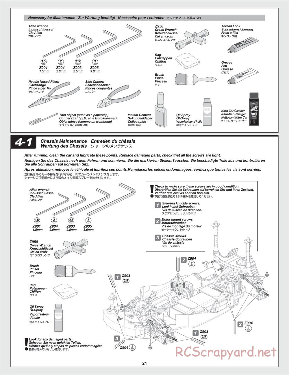 HPI - WR8 Flux Rally - Manual - Page 21