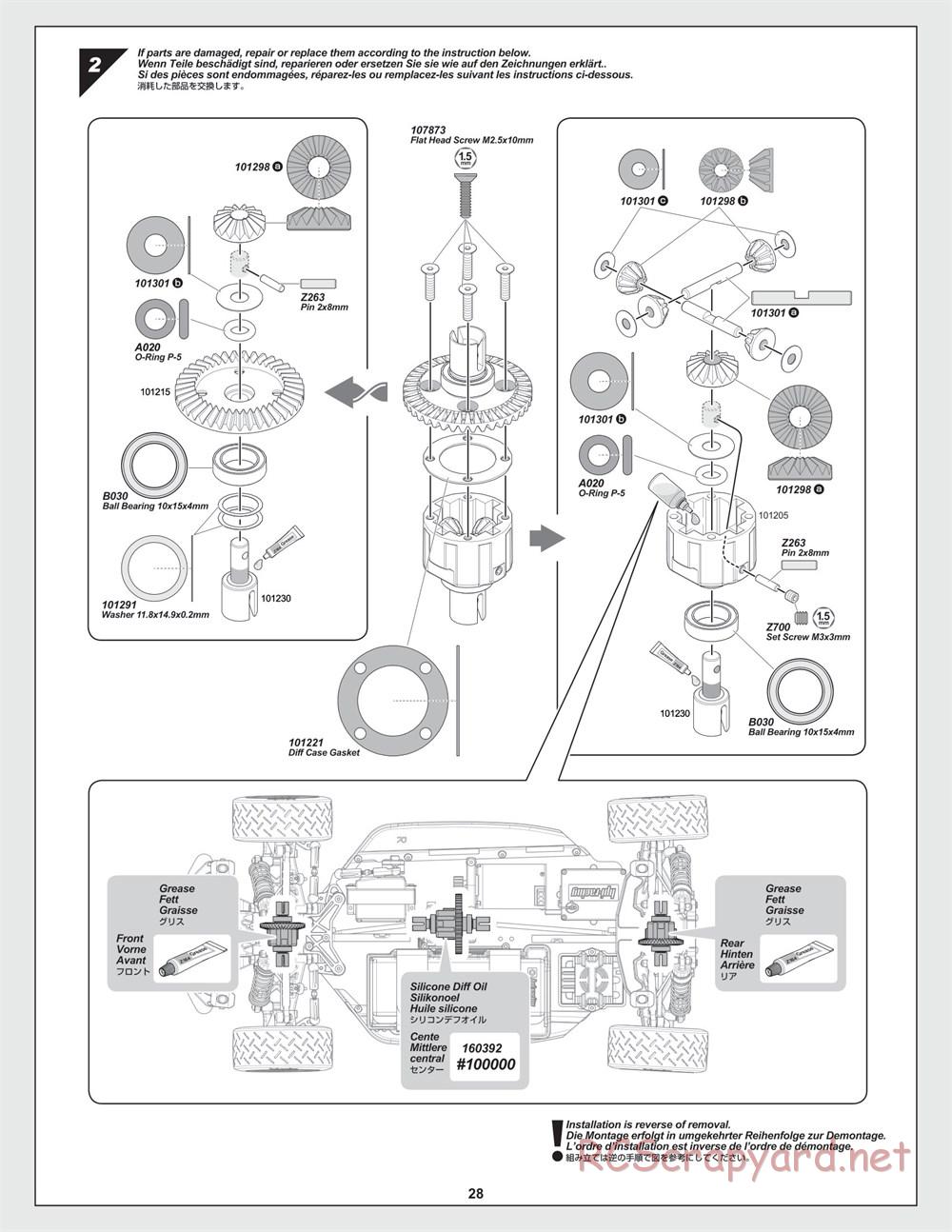 HPI - WR8 Flux Rally - Manual - Page 28