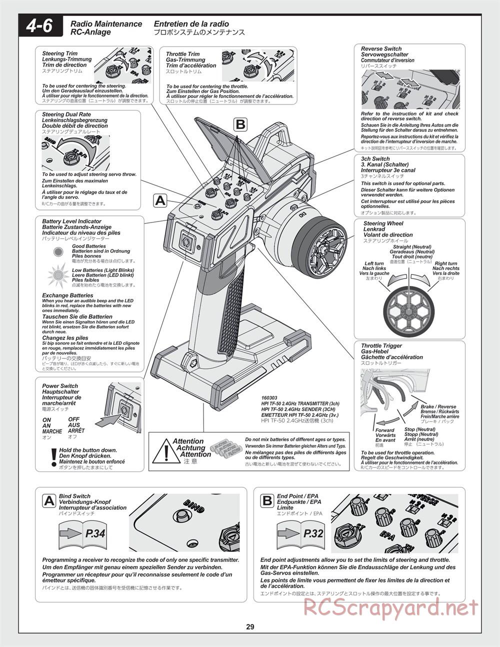 HPI - WR8 Flux Rally - Manual - Page 29