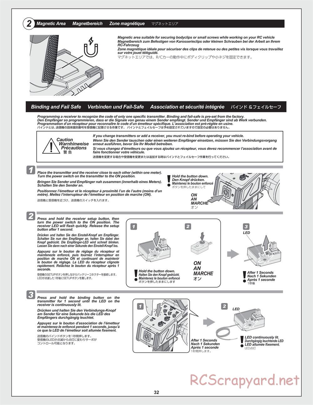 HPI - WR8 Flux Rally - Manual - Page 32