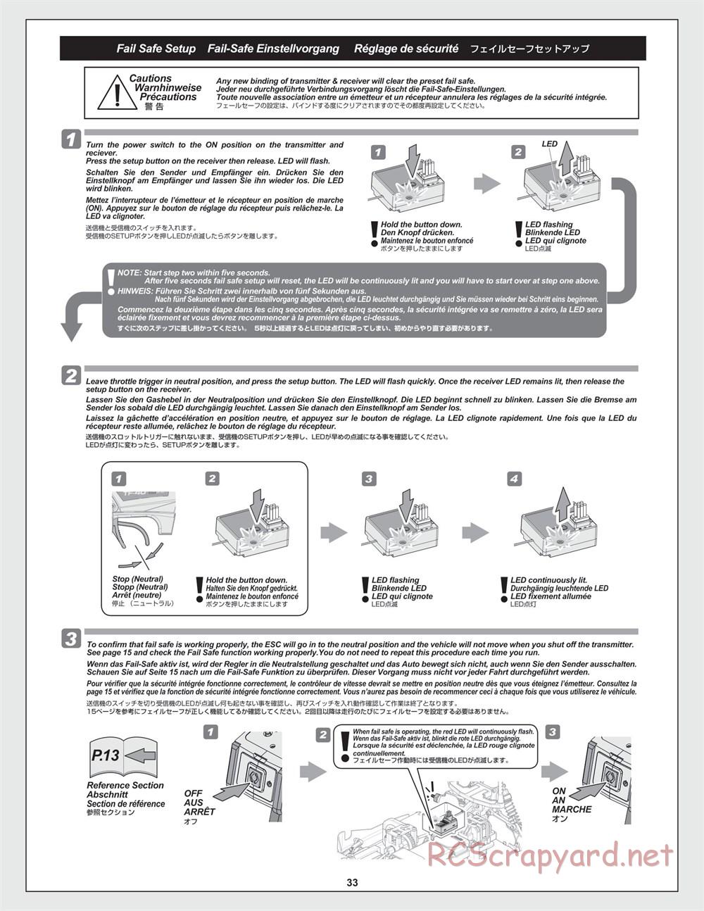 HPI - WR8 Flux Rally - Manual - Page 33