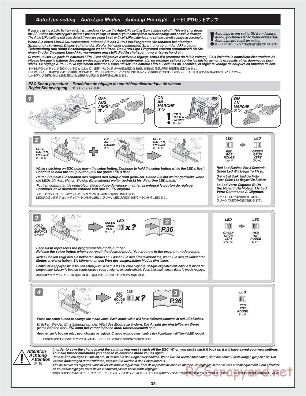 HPI - WR8 Flux Rally - Manual - Page 35