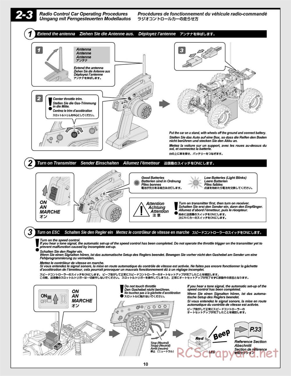 HPI - Wheely King 4x4 - Manual - Page 10