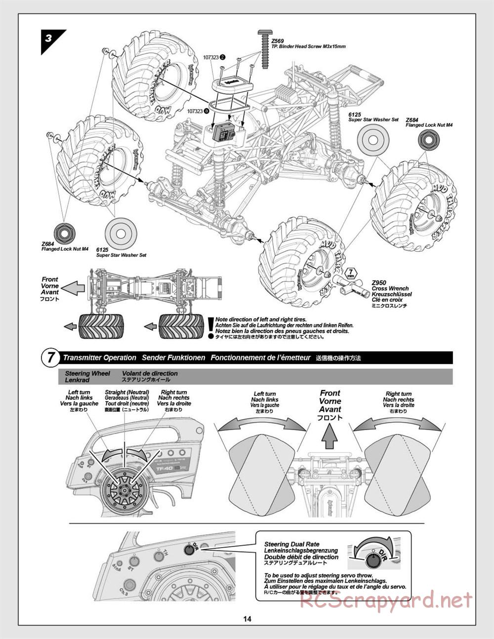 HPI - Wheely King 4x4 - Manual - Page 14
