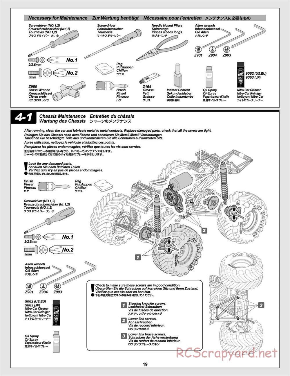 HPI - Wheely King 4x4 - Manual - Page 19