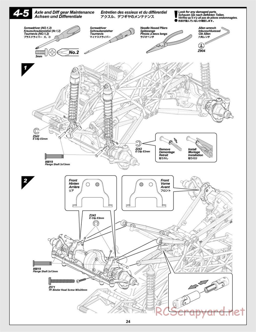 HPI - Wheely King 4x4 - Manual - Page 24