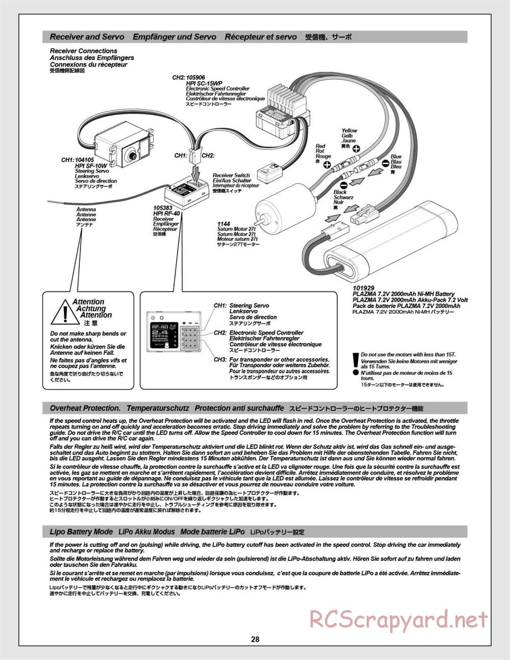 HPI - Wheely King 4x4 - Manual - Page 28