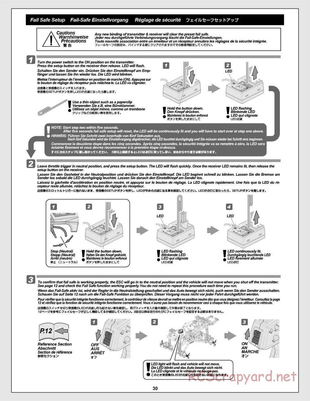 HPI - Wheely King 4x4 - Manual - Page 30